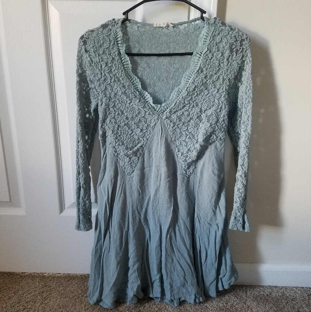 Sage green boutique dress